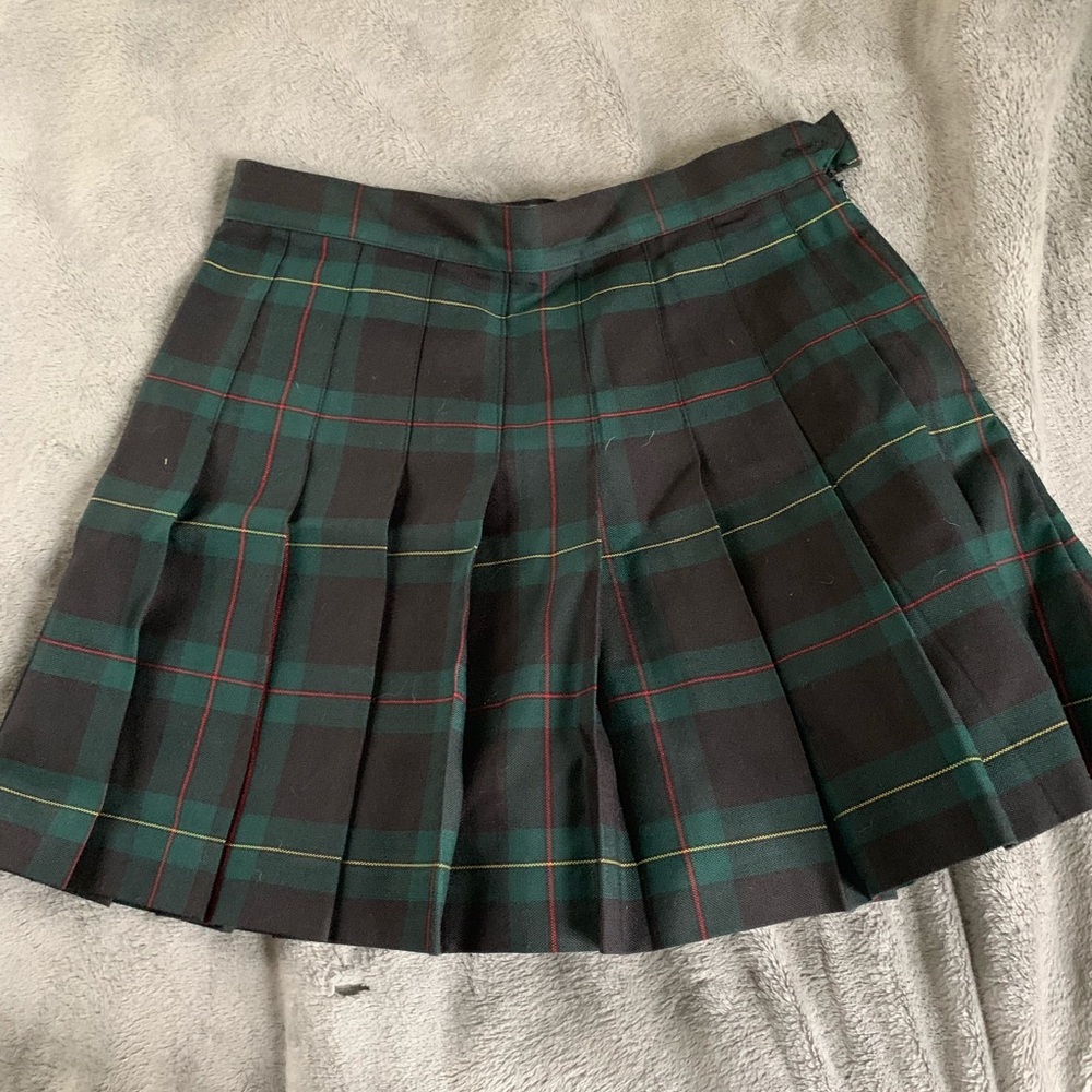 American apparel plaid skirt